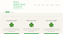 Desktop Screenshot of irishmarchingsociety.com