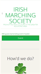 Mobile Screenshot of irishmarchingsociety.com